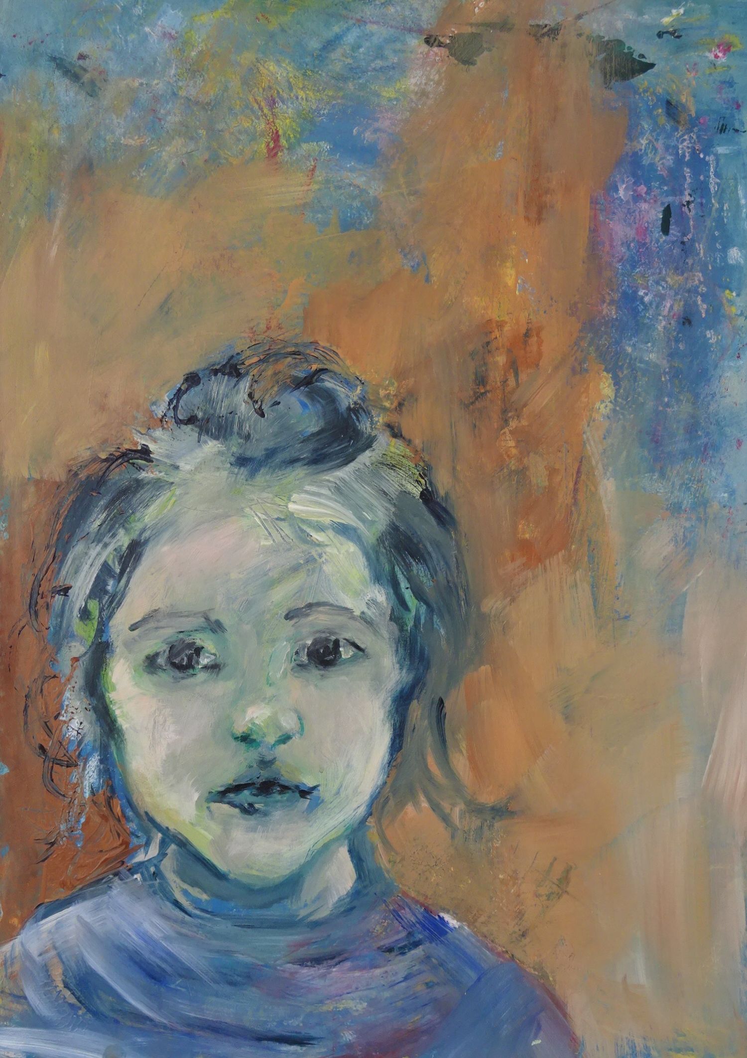 Bild von Franziska Morgner-Fanderl - Helen, Aryl, 50 x 70